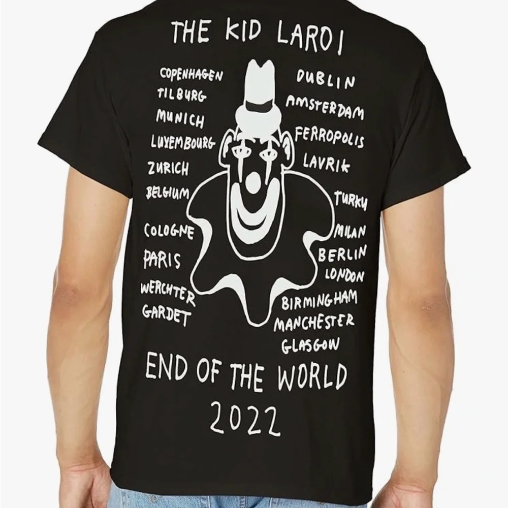 ✨ The Kid Laroi Tour T-Shirt 2022 Black Size M NWOT ✨